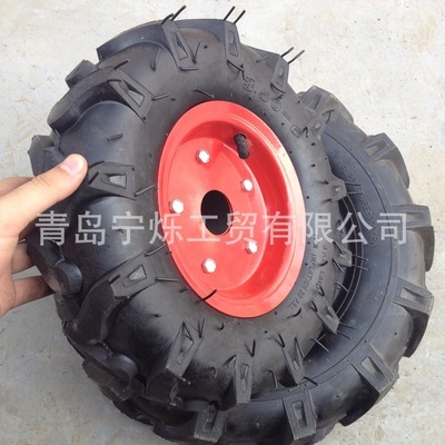 【供应充气轮,人字胎,350-6微耕机轮胎】价格,厂家,图片,机动车轮胎,青岛宁烁工贸-