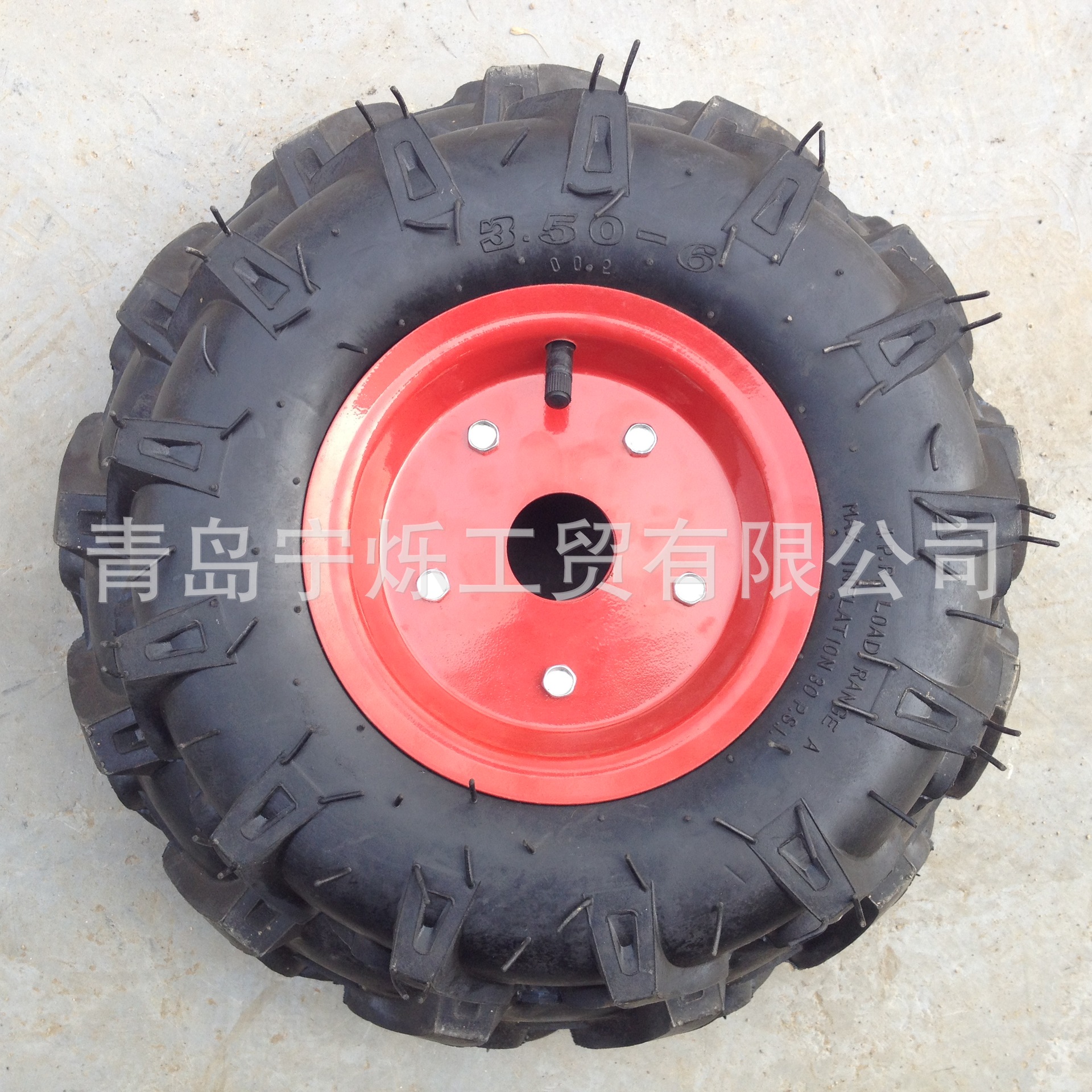 【供应充气轮,人字胎,350-6微耕机轮胎】价格,厂家,图片,机动车轮胎,青岛宁烁工贸-